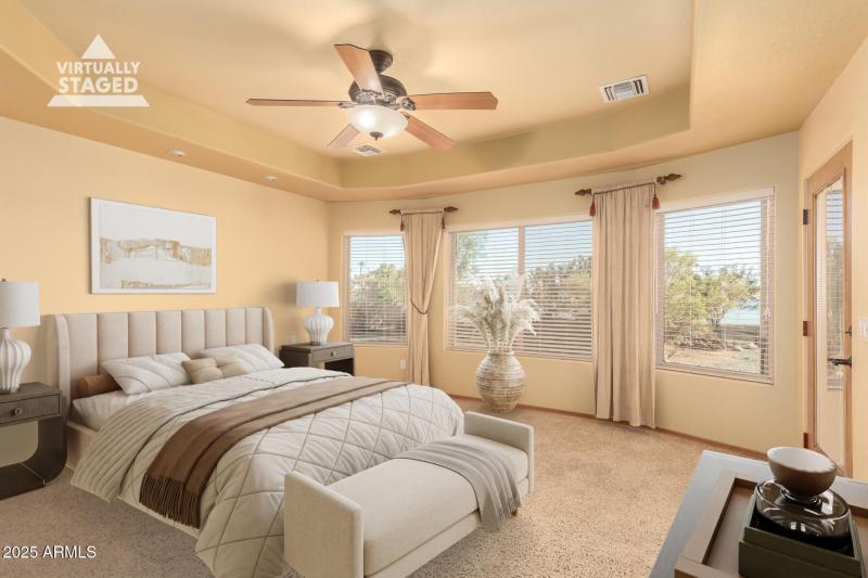 MASTER SUITE VIRTUALLY STAGED