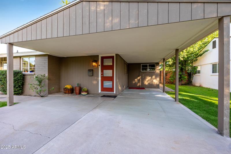 Extended Covered Car Port