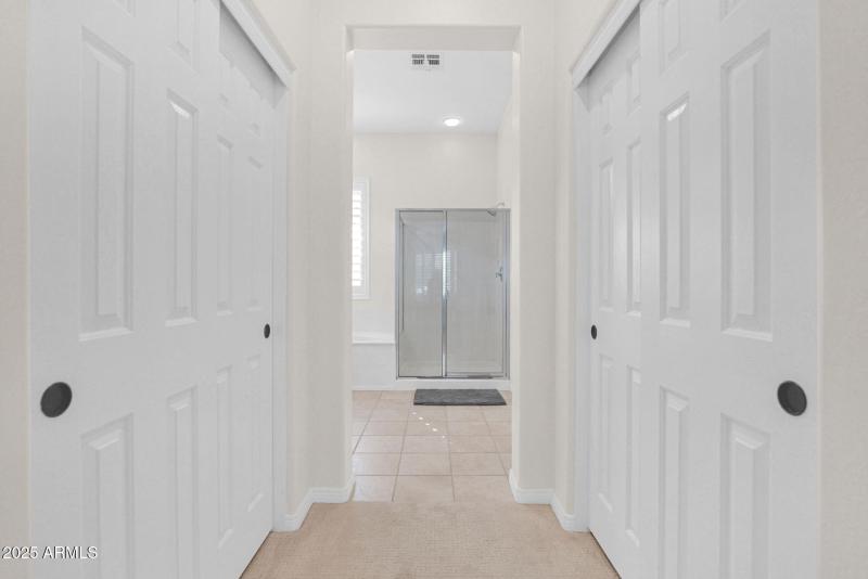 Primary Double Closets