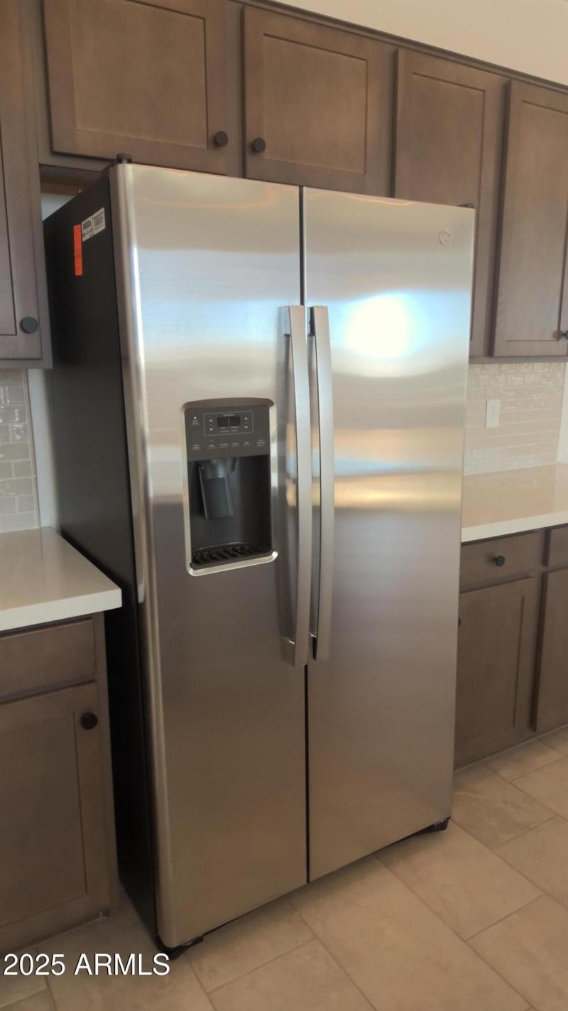 Stainless steel fridge