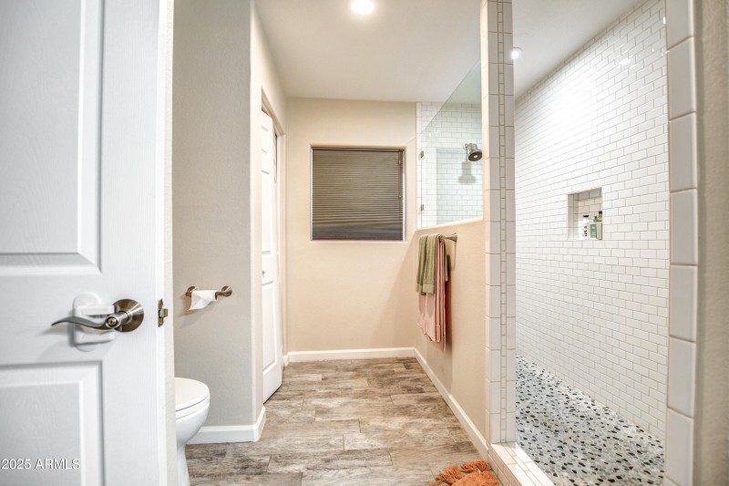 Separate Shower & Potty Space