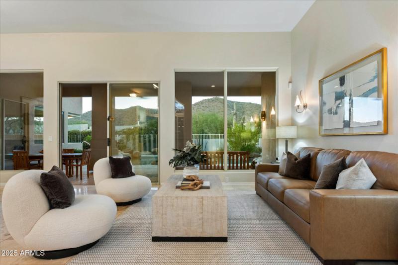 LIVING ROOM TO COVERED PATIO