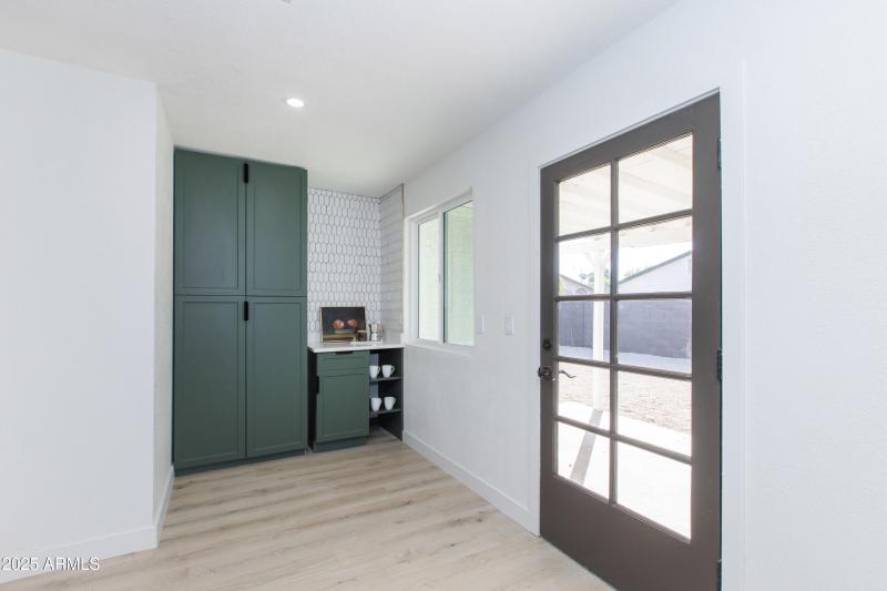 Wet Bar with electrical for appliances
