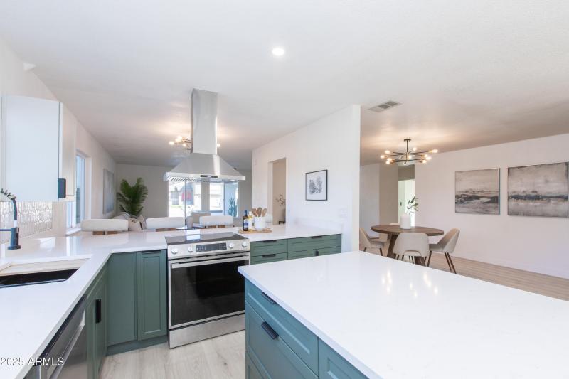 Bright and light kitchen