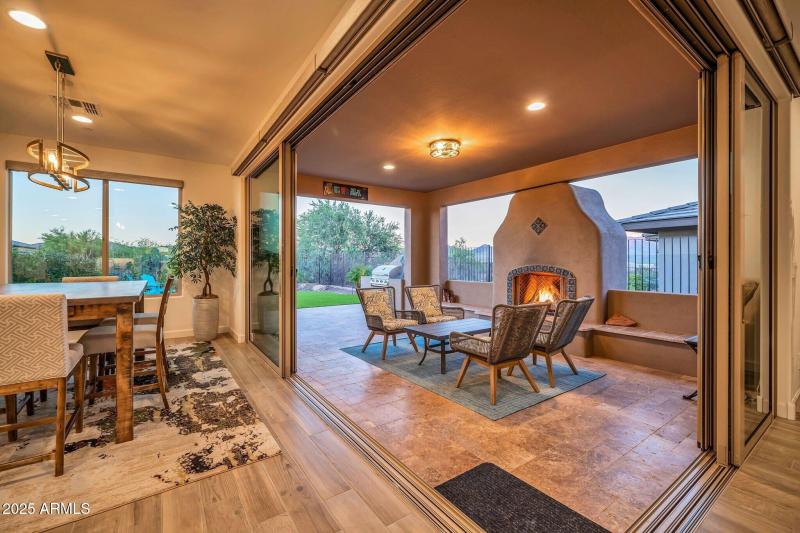 Upgraded Corner Sliding Doors