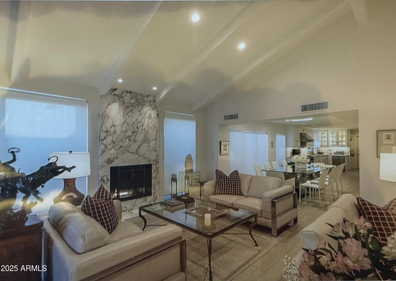 Great Room Open to Dining Room