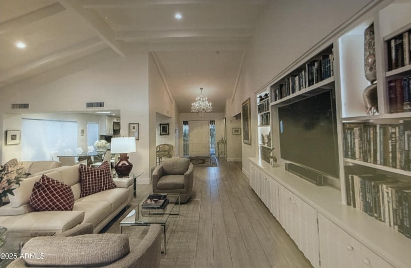Built-ins/Entry Foyer in Reverse