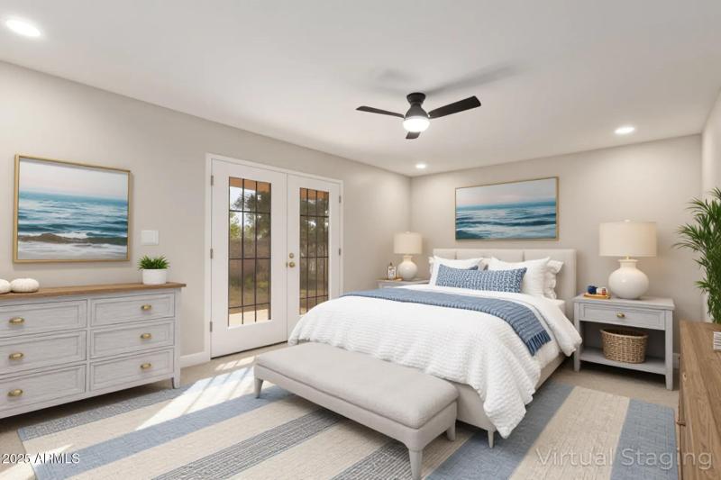 Master Bedroom with Arcadia Doors