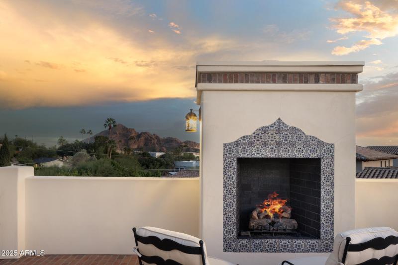 Balcony Fireplace