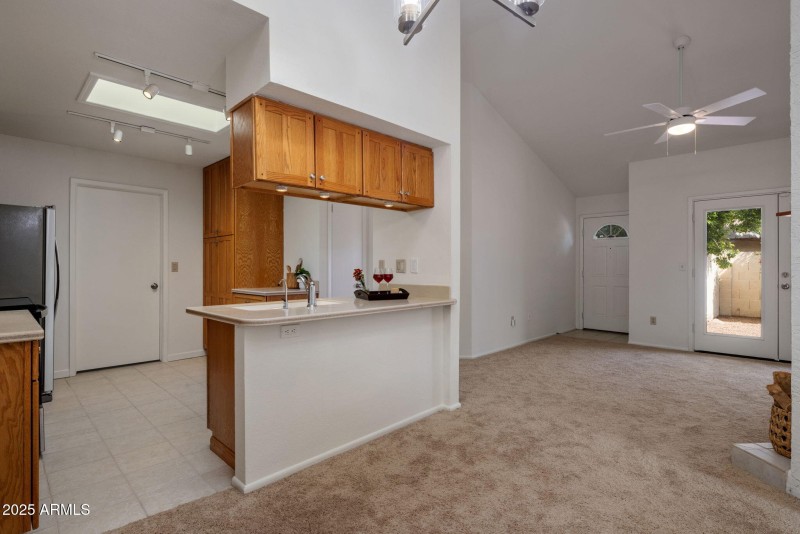 Kitchen & Living Room