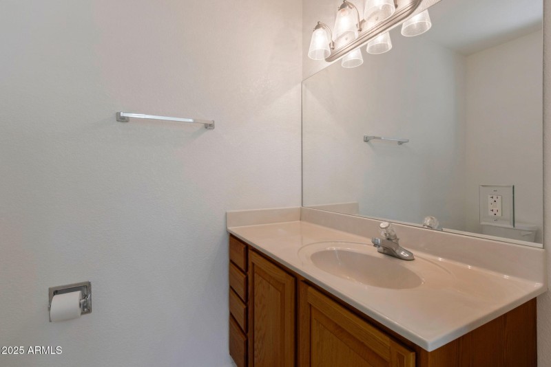 Half. Bath off Laundry room