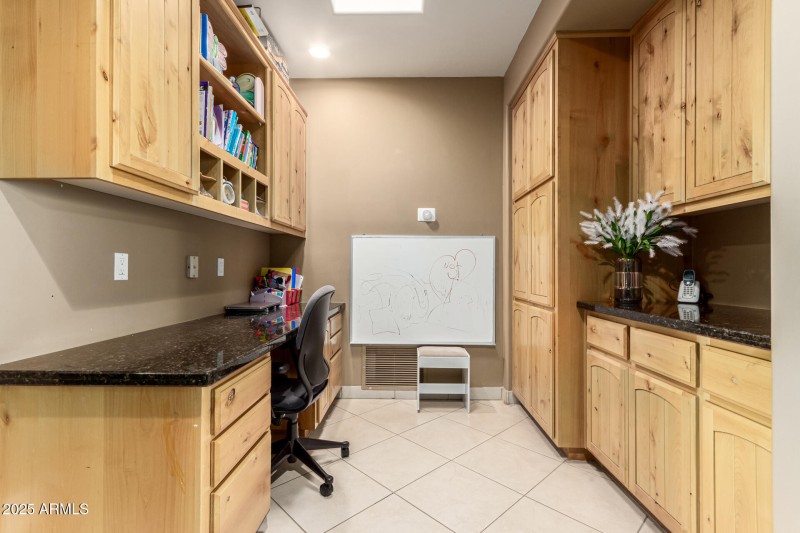 16 Downstairs work area