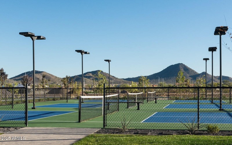 Pickleball court