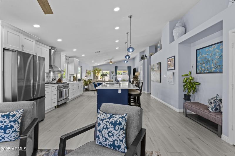 View from front entry