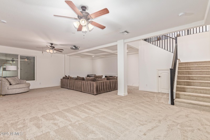 Basement recreation room