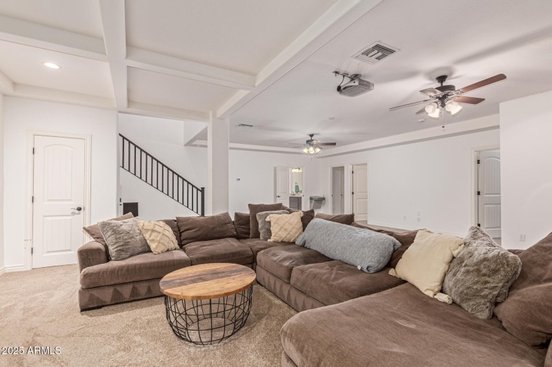 Basement recreation room