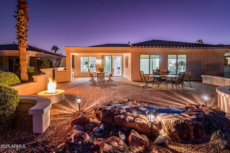 Water Feature, Firepit, Outdoor BBQ