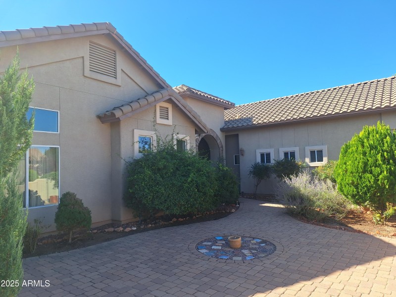 Gated Front Courtyard