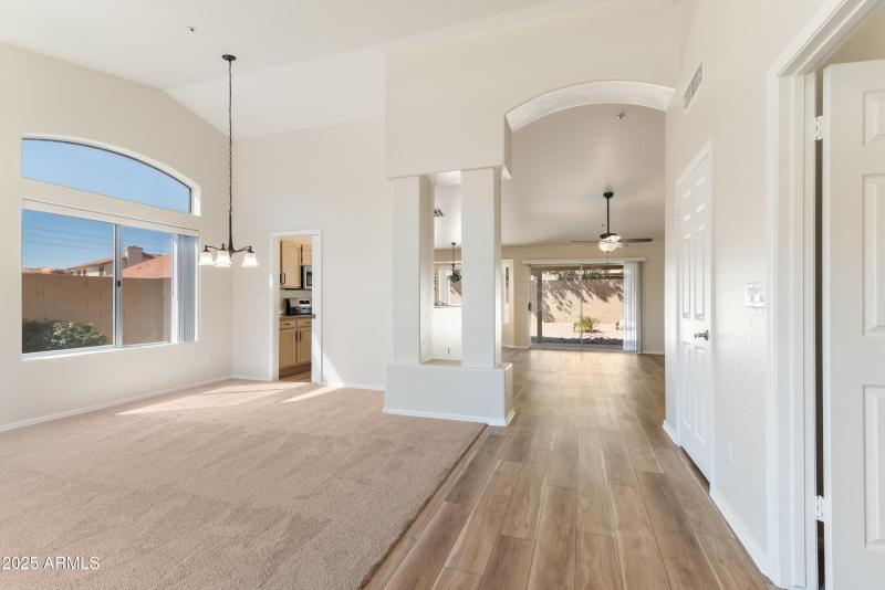 View from inside Front Entry