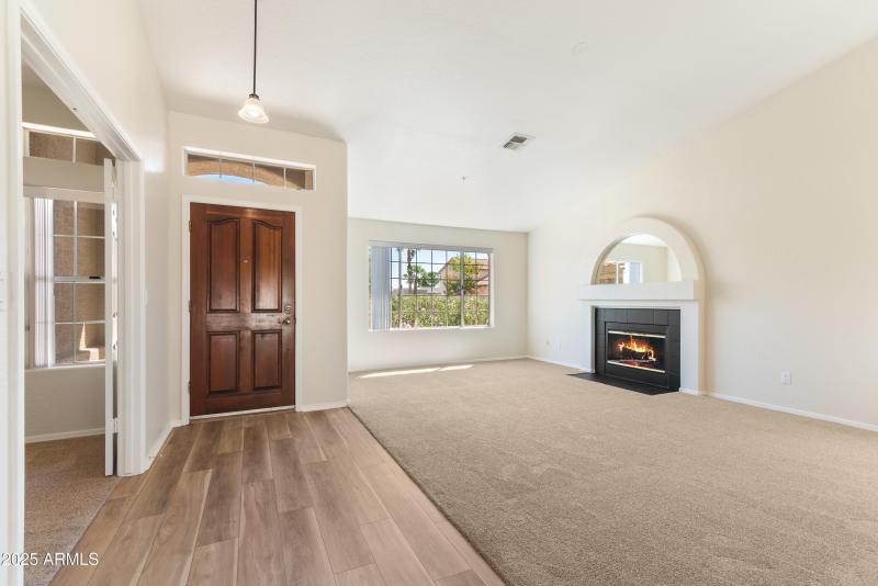 View of LR Looking towards Front Door