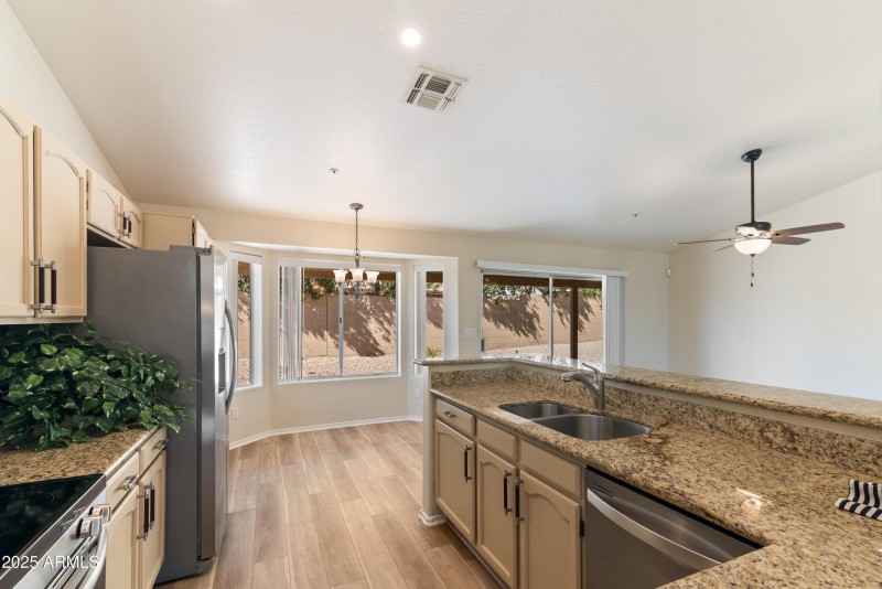 Looking towards Patio from Kitchen