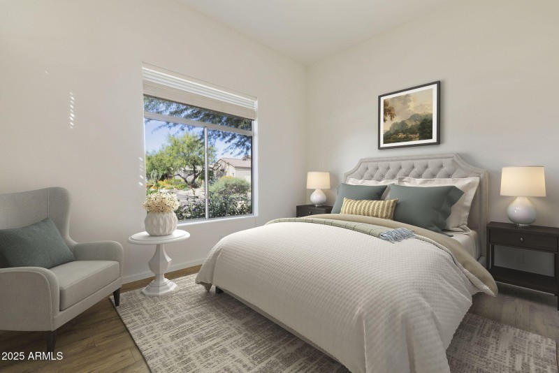 VIRTUALLY STAGED 2ND BEDROOM