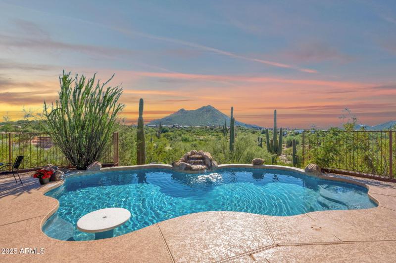 Sparkling Pebble Pool, Waterfall