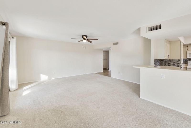 Family room off kitchen