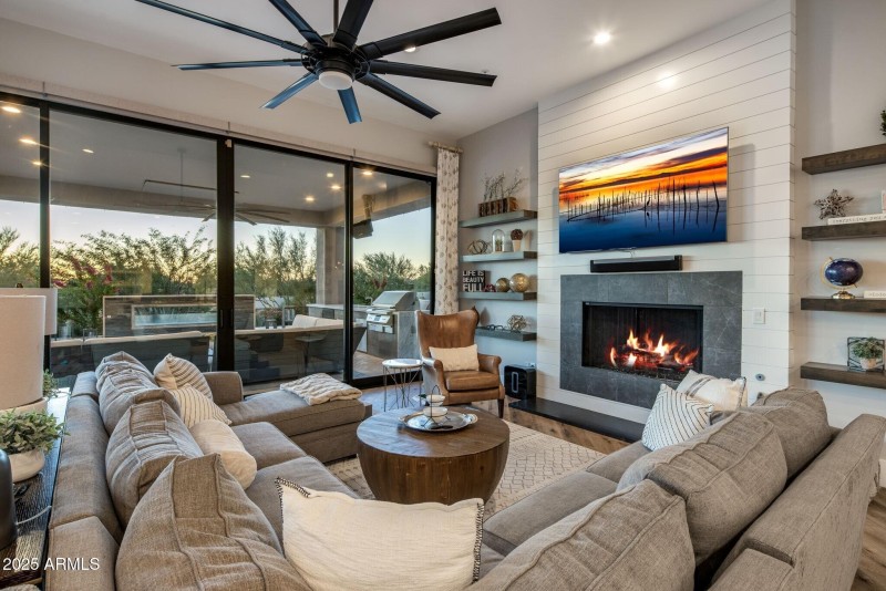 022_Great Room Living wFireplace