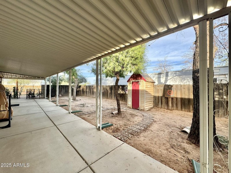 Back patio