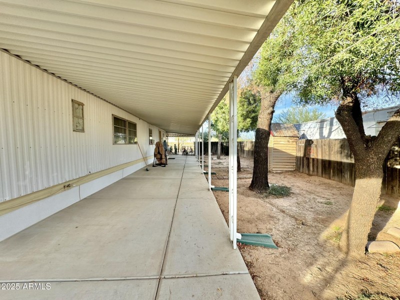 Back patio