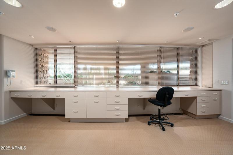 Workshop in 2 car garage