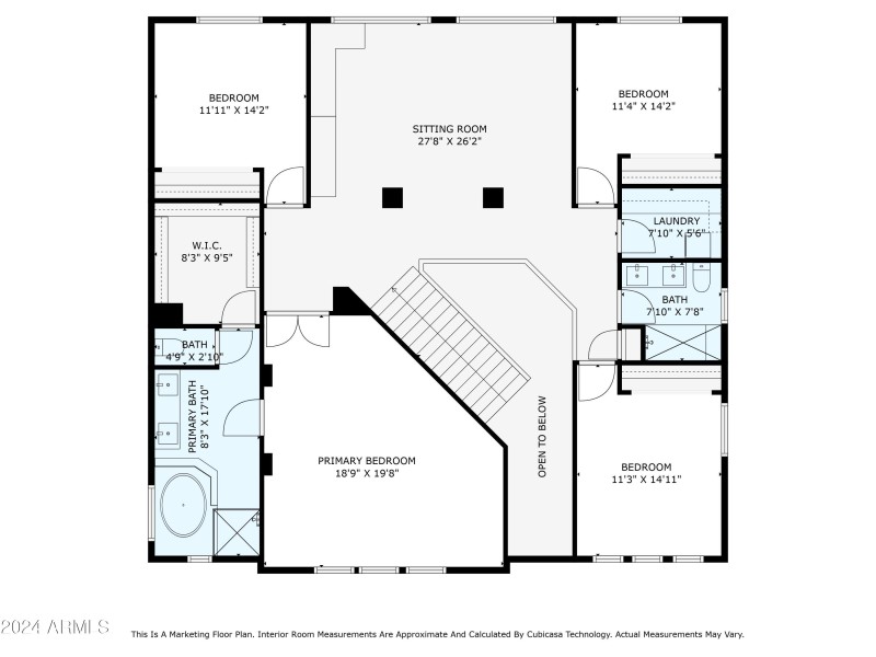Upstairs Floorplan