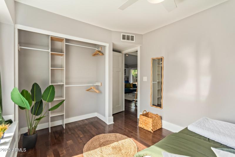 Wickieup Bedroom 1 closet