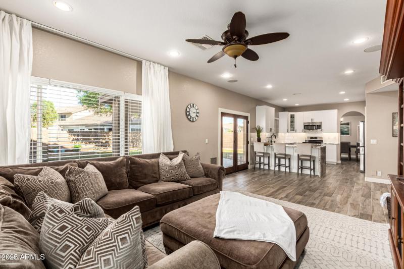 Family Room Off of Kitchen