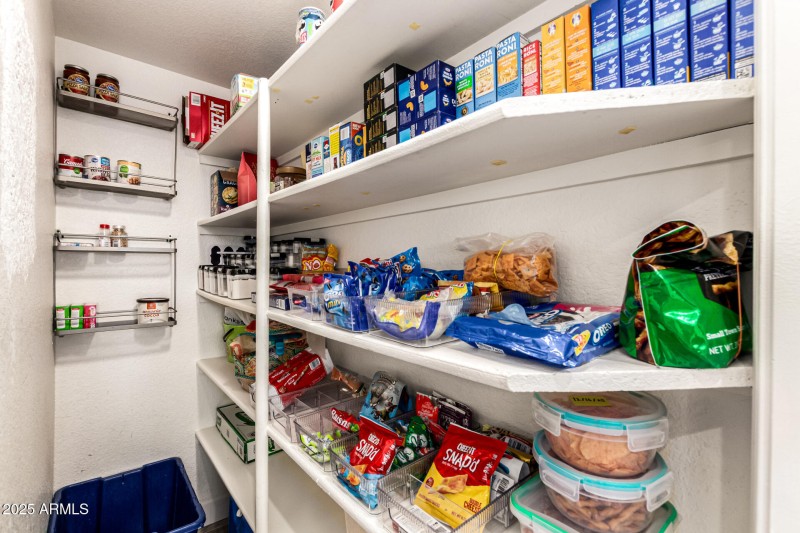 Ample Walk-In Pantry