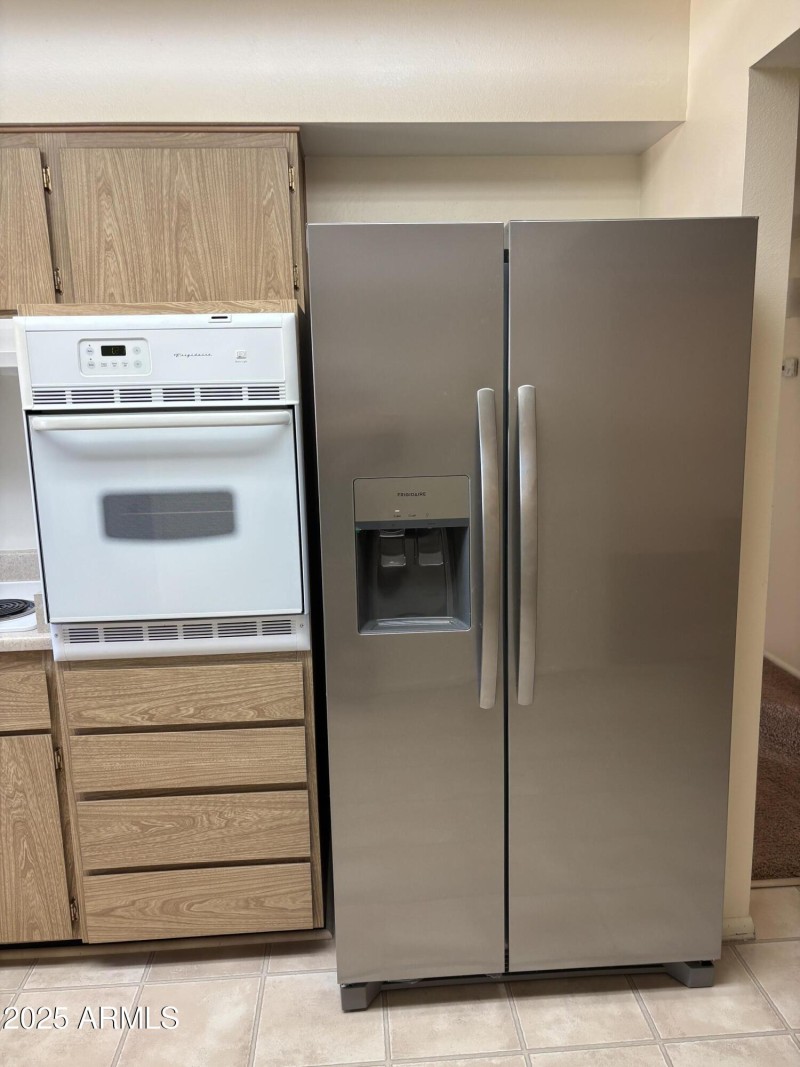 New St. steel refrigerator