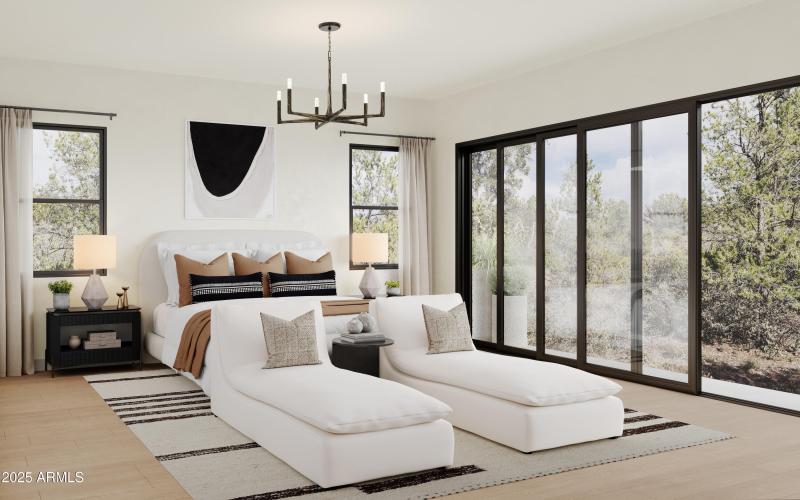 Rendering Primary Bedroom