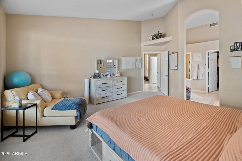 large primary bedroom