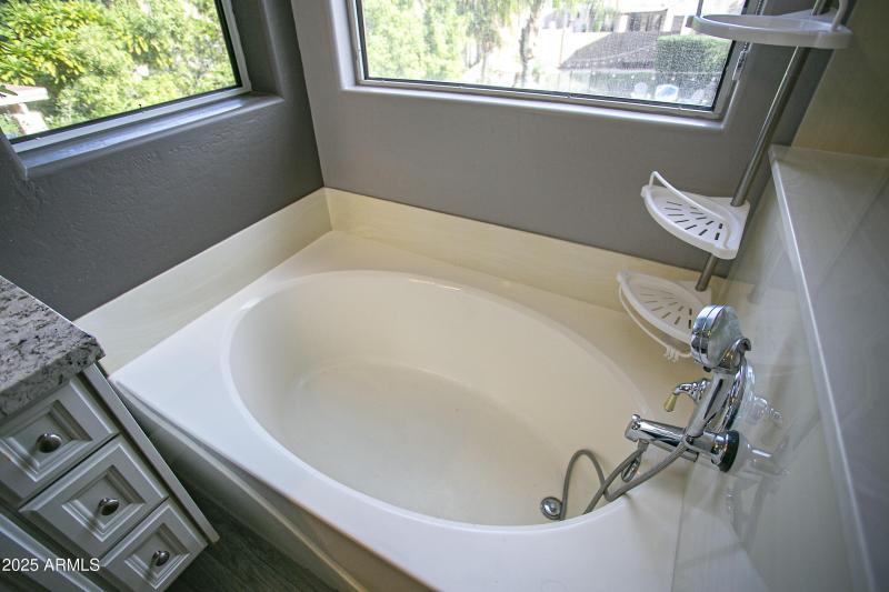 Large Tub at Master Bathroom