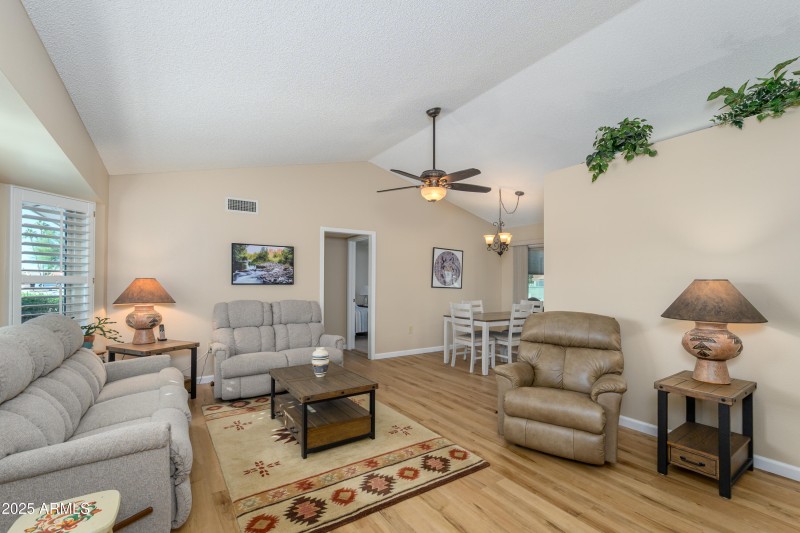 Elevated Ceilings in Living Area