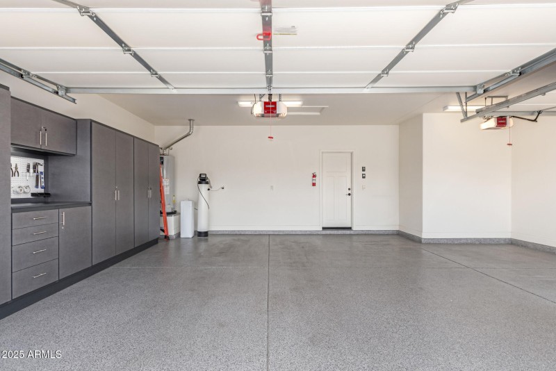 Built in Garage Cabinets with Locks