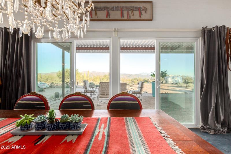 Views from Dining area