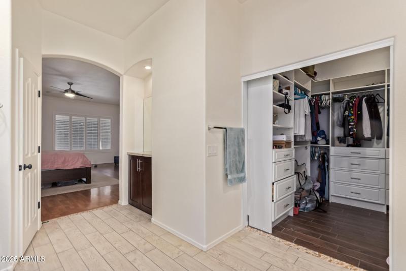 primary bath and closet