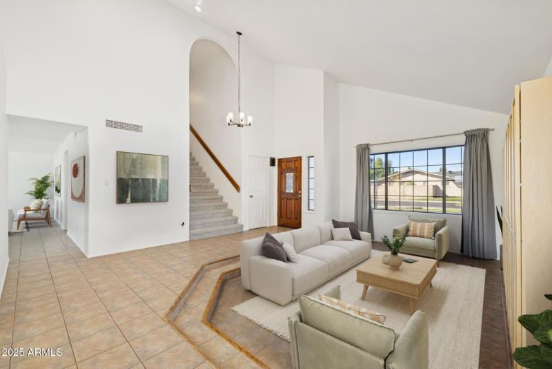 Living Room - Virtually Staged