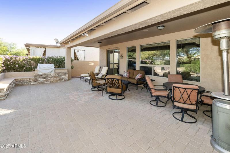 Patio and covered patio