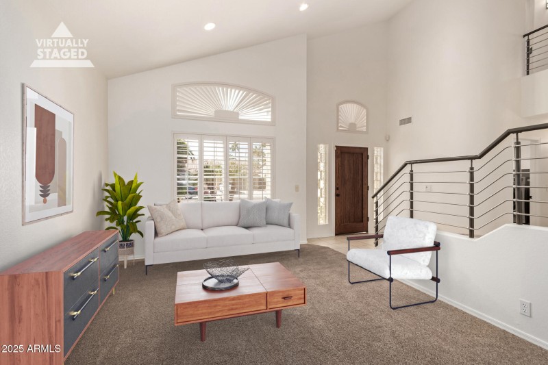 Formal Living Room, Staged