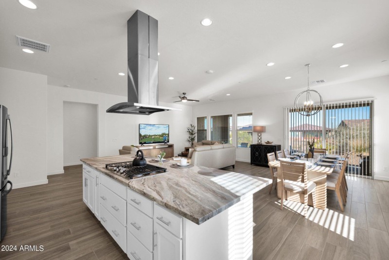 Leathered Marble Counters