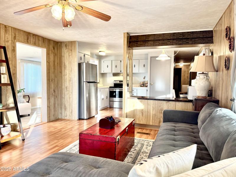 Family Room View to Kitchen