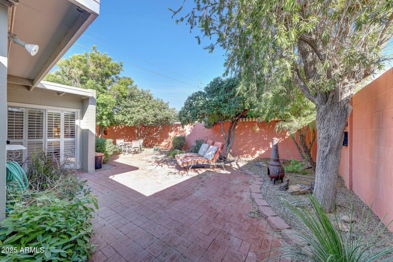 Expansive Private Patio